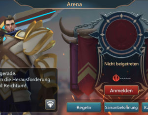 Arena Saison begonnen