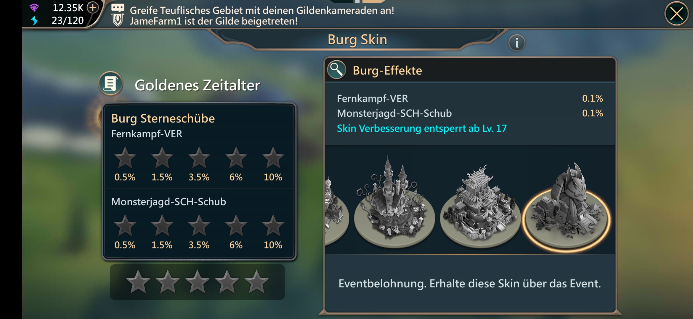 Mobile Royale Update vom 28.10.2019
