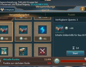 Versammlungsfest – Handelsquests